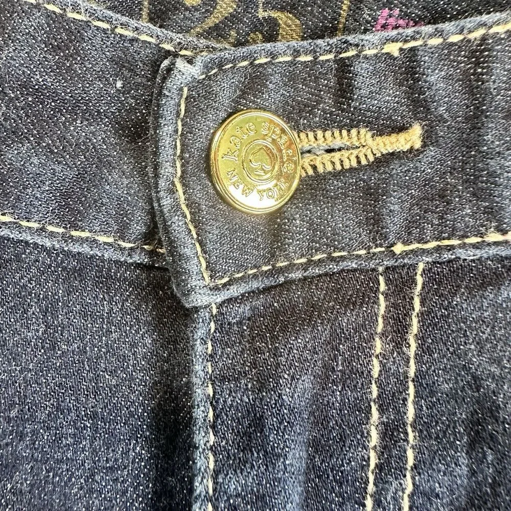 Kate Spade Size 25x24 Broome Street Skinny Women's Denim‎ Blue Jeans Career Slim